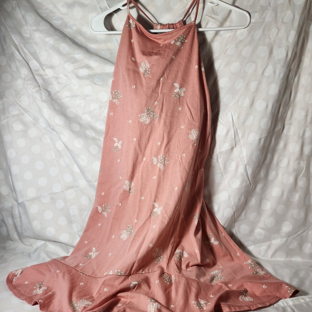 Patagonia Alpine Valley Knit Dress Wattleseed Flora Pink Size Small